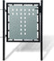 vidaXL - Poort - enkel - 100x225 - cm - zwart