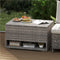 Coast Tuinbox - Opbergbox met Schoenenrek - 186L Weerbestendig Grijs