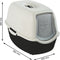 Rotho Mypet Kattenbak Eco Bailey - Gesloten Kattentoilet - Actieve koolfilter - Beige/Zwart