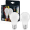 BELLALUX LED lamp, E27 lampvoet, Warm wit (27-K), Mat, Bolvorm, Vervanging voor conventionele 4-W gloeilamp, Dubbelpak