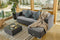Feel Home - Alu Wicker Corner loungeset - Messina I