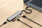 Satechi ST-P7SM - 7-in-1 USB-C Multiport Adapter - Gigabit Ethernet 4K HDMI 100W PD - Grijs