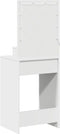 vidaXL - Kaptafel - met - LED - Verlichting - - - Wit - - - 50x41x135 - cm