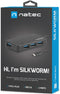 Natec Silkworm - USB Hub - 4x USB 3.2 Gen 1 - Zwart