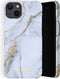 Selencia Hoesje Geschikt voor iPhone 13 Hoesje - Selencia Maya Fashion Backcover - grijs