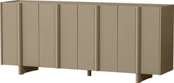 WOOOD Basu Dressoir - Grenen - Mud - 85x200x46