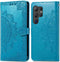imoshion Hoesje Geschikt voor Samsung Galaxy S24 Ultra Hoesje Met Pasjeshouder - imoshion Mandala Bookcase - Turquoise