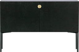 WOOOD Hero Sidetable - Hout/metaal - Zwart - 76x116x35