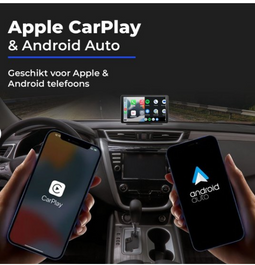 CarMe CarPlay & Android Auto - 7 inch Draadloos Touchscreen 1024x600 - Universeel Dashboard