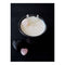 Faith Quartz zwarte geur kaars