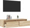 vidaXL - Tv-meubel - LED-verlichting - 100X35,5x25 - cm - sonoma - eikenkleurig