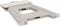 Salter Step-kruk - grote opvouwbare voetkruk met antislipoppervlak en handgreep - beige