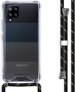 iMoshion Hoesje Geschikt voor Samsung Galaxy A42 Hoesje Met Koord - iMoshion Backcover met koord - Transparant