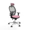 Piqueras y Crespo 1D086G2 - Bureaustoel - Hoofdsteun - Roze
