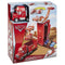 Mattel Disney Cars - Transformerende Mack Toren Sprong - Stuntset met val-en-stuiter actie - Rood