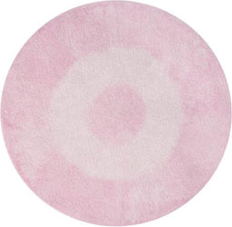 Lorena Canals Wasbaar katoen vloerkleed - Tie-Dye Pink - D150cm