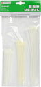 Hofftech Kabelbinders Set - 75 stuks - Diverse maten - Wit