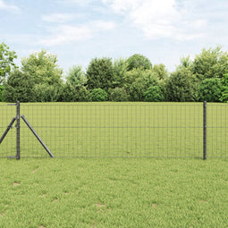 vidaXL - Eurohek - Grijs - 0.4x50 - m - Staal