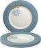 Laura Ashley Heritage Collectables Borden set van 4 - Dinerborden - Ø 26cm - Seaspray Candy Stripe