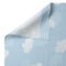 Happy Friday Sheet set 2 pieces Clouds blue 120x180 cm (Cot bed) Blue