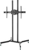Tv standaard beeldscherm portrait landscape - tv beurs statief verrijdbaar - 170 cm hoog