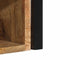 vidaXL - Nachtkastje - 40x35x40 - cm - massief - ruw - mangohout