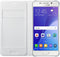 Samsung Galaxy A3 (2016) - Flip Cover - Zacht leer-look materiaal - Wit
