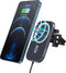 Choetech - MagLeap - Draadloze Auto Oplader 15W - Zwart