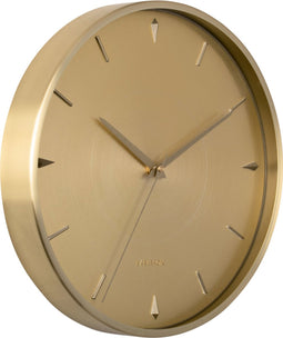 Wall clock Jewel brushed gold