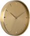 Wall clock Jewel brushed gold