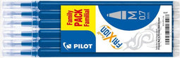 Pilot FriXion BLS-FR7 - Rollerpenvulling - 0.35mm - Blauw (12 stuks)
