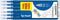Pilot FriXion BLS-FR7 - Rollerpenvulling - 0.35mm - Blauw (12 stuks)