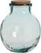 Mica Decorations Olly Vaas - H25 x Ø21 cm - Glas - Set van 2
