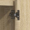 vidaXL - Dressoir - met - LED - in - Sonoma - Eik - - - 71 - x - 34,5 - x - 75 - cm - - - Gemaakt - van - gefabriceerd - hout