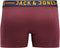 JACK&JONES ADDITIONALS JACLICHFIELD TRUNKS - Heren Onderbroek - 3-pack - Burgundy (3 stuks)