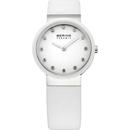 BERING 10729-854 - Polshorloge - Saffierglas - Zilverkleurig Ø 29 mm - Wit