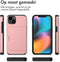 imoshion Hoesje Geschikt voor iPhone 14 Hoesje - Ruimte voor 2 pasjes - imoshion Backcover met pasjeshouder - Rosé Goud