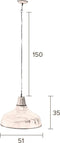 Dutchbone Brass Mania - Hanglamp - Antieke messing afwerking - Goud