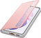 Samsung EF-ZG991 - Smart Clear View Hoesje - Antibacterieel - Roze