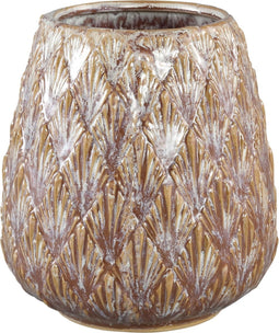 PTMD Robyn Bloempot - H18 x Ø16 cm - Keramiek - Paars