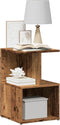 vidaXL - Nachtkastjes - 2 - st - 35x35x55 - cm - bewerkt - hout - oud - houtkleurig