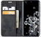 Hoesje Geschikt voor Samsung S20 Ultra met Anti Skim Bescherming - Pasjes Bookcase RFID Beschermd Cover - Black