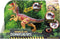 World of Dinosaurs Dilophosaurus | T-Rex | Triceratops | Beweegbare dino met Geluid (1 stuks) willekeurig geleverd
