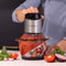 JAP Appliances Multi Chop - Hakmolen - 600ml glazen kom - 400W - Vaatwasserbestendig - 6 messen - IJscrusher