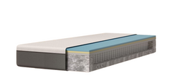 Emma Hybrid Thermo Matras 90x200 cm - 7-Zone Pocketvering - Airgocell & HRX Schuim - Wasbare Ademend