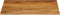 vidaXL - Tafelblad - met - natuurlijke - rand - 100x80x3,8 - cm - massief - mangohout