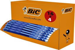Gelschrijver Bic Gelocity 0,3mm blauw doos à 16 stuks + 4 gratis