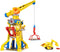 Rubble & Crew - Blafwerf Hijskraan-speelset - Rubble-figuurtje en 340 g Kinetic Build-It speelzand