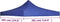 vidaXL - Partytentdak - 3x3 - m - blauw