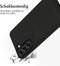 Accezz Samsung Galaxy S22 - Back Cover - Premium Leather Card Slot - Zwart